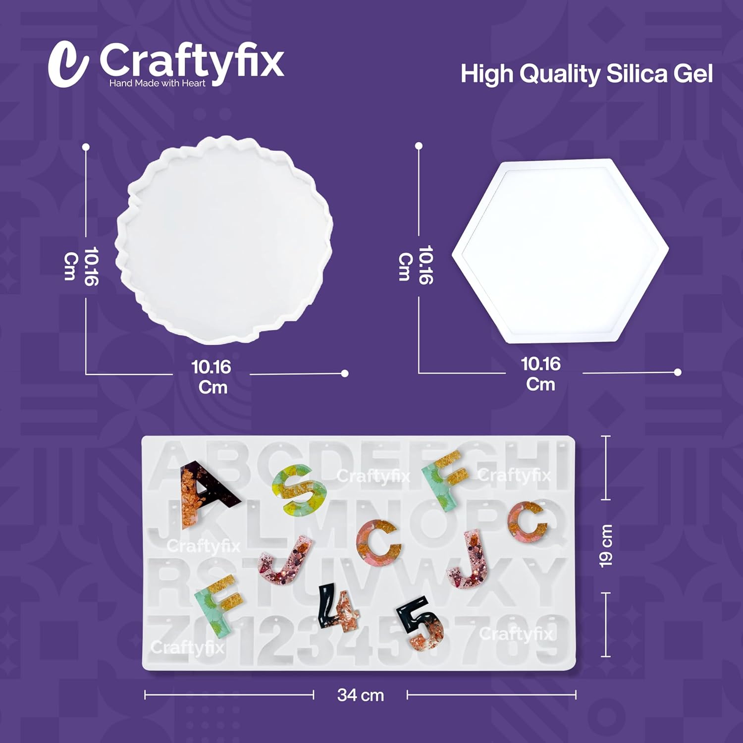 Creative resin jewelry examples